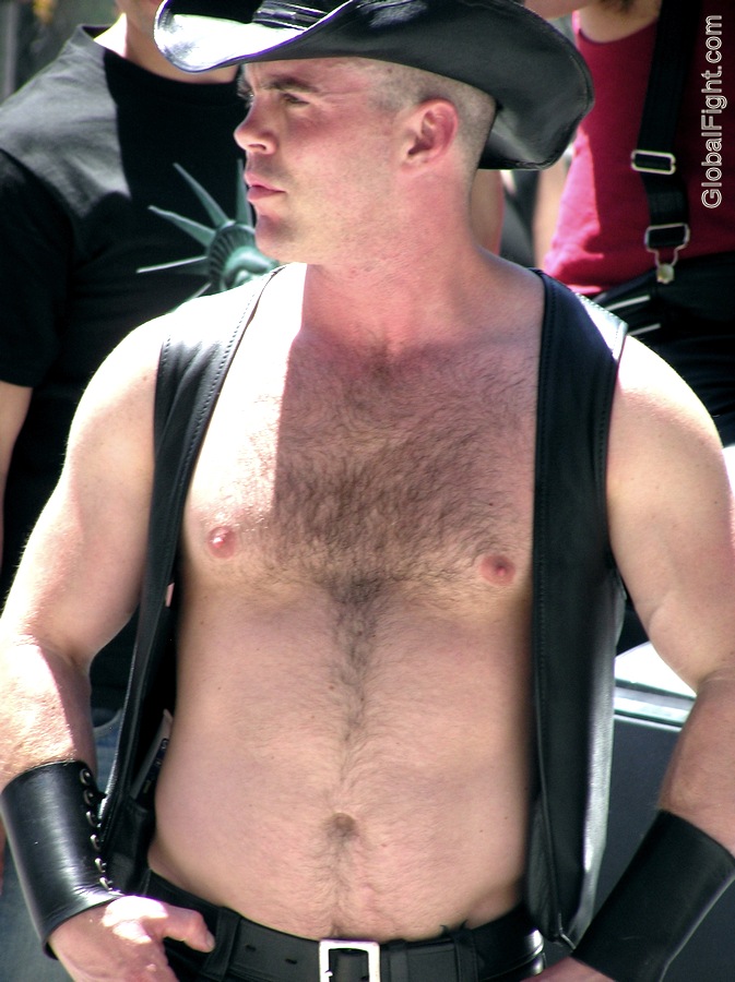 GAY COWBOY LEATHER CHAPS BOY FOLSOM FAIR
