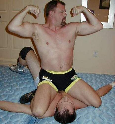 big arms guns flexing crotch sniffing gay men