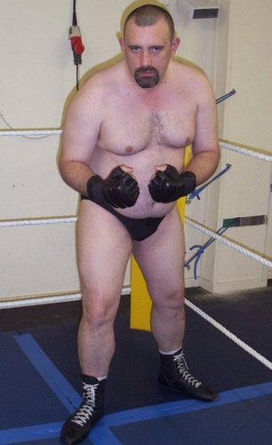 fat husky bear daddie wrestler daddy jockstraps